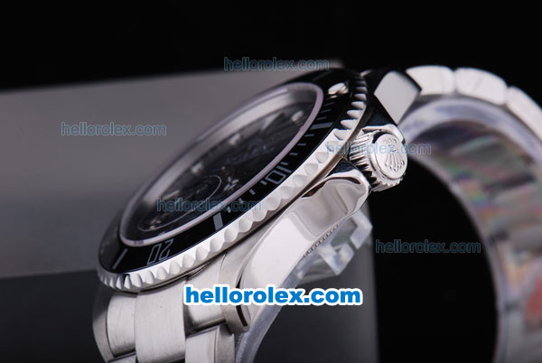 Rolex Sea-Dweller Deep sea Automatic Movement Silver Case With Black Dial - Click Image to Close